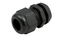 Black Nylon Cable Gland & Locking Nut